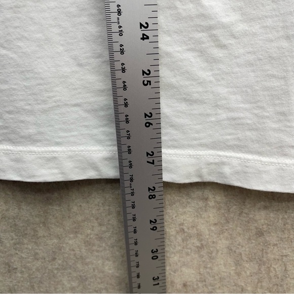 Coach Pure Cotton Logo Embroidered Tshirt Large - Picture 7 of 8